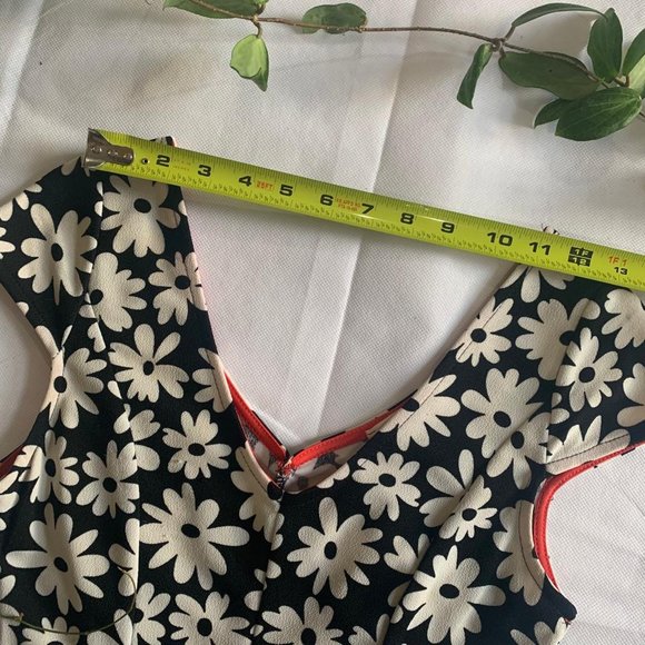 🌀 Black Bead Spandex Mini Dress - Picture 5 of 11